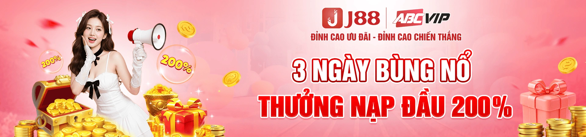 Banner ưu đãi thành viên và chuyên mục J88